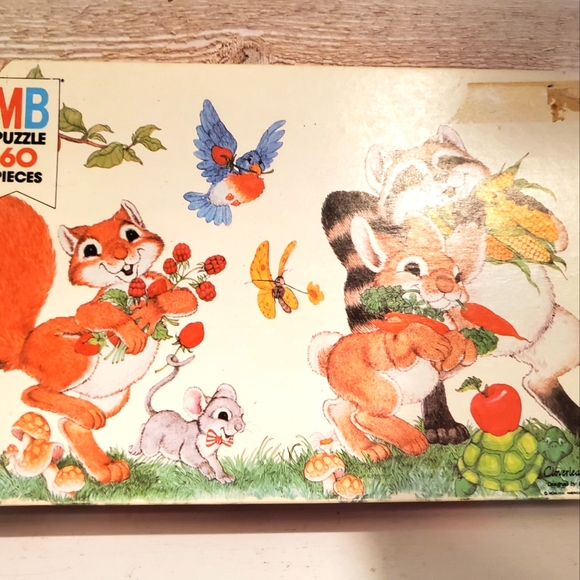 Other - Vintage 1971 Milton Bradley CLOVERLEAF LANE Series 60 Piece Puzzle